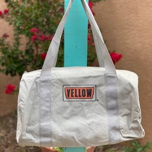 Yellow Freight Zippered Bag